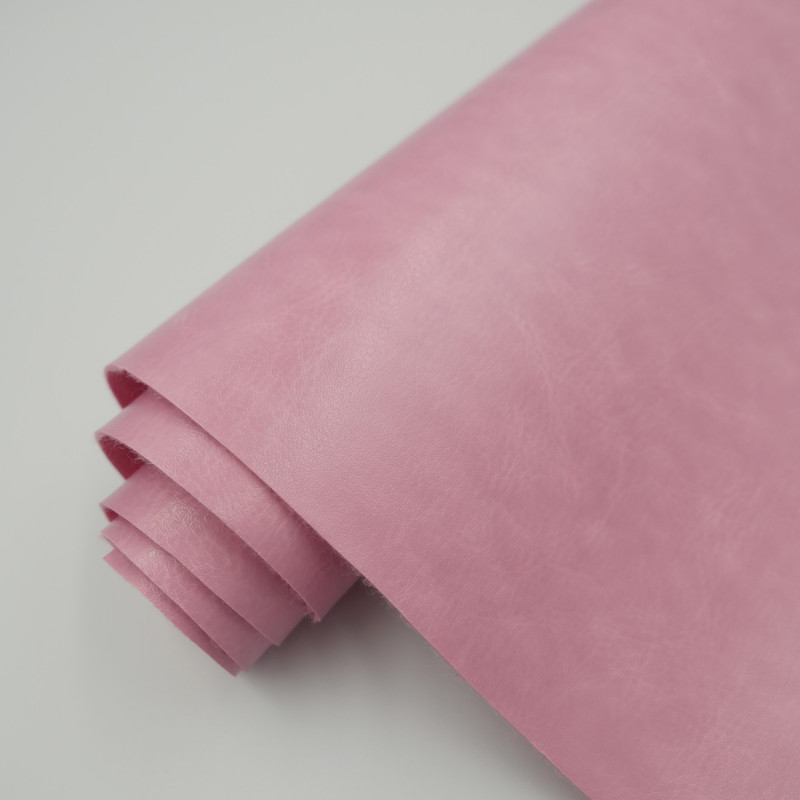 Переплетный кожзам Шевро розовая ракушка 30 х 70 см