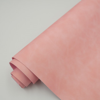 Переплетный кожзам "Мраморный SOFT TOUCH"  розовый 30 х 70 см