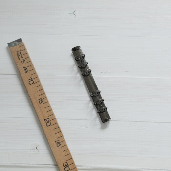 Кольцевой механизм 18см A6 черное серебро / внешний диаметр колец 3 см 
