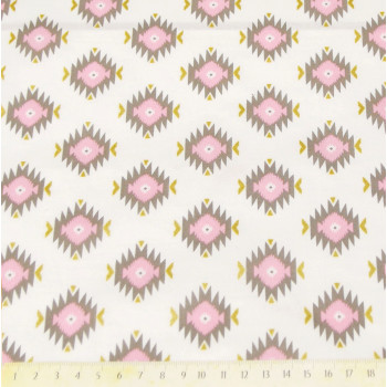 Ткань для рукоделия  Glitz Garden: Glitzy Diamond Pink 45 х 55 см