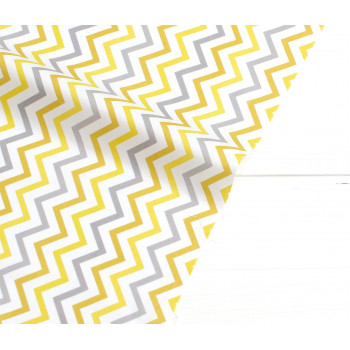 Ткань для рукоделия  Yellow Stripe 45 х 55 см